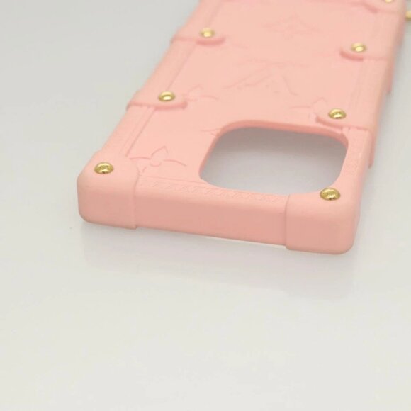 LOUIS VUITTON Monogram Trunk IPHONE14PRO iPhone Case Pink - Picture 6 of 16